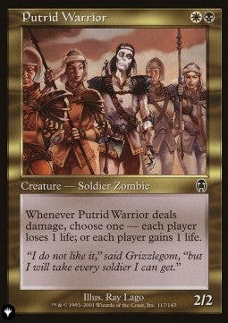 Putrid Warrior - The List (Common) [117]