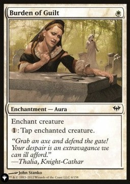Burden of Guilt - The List (Common) [4]