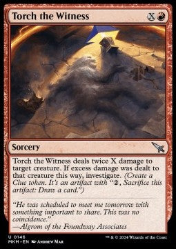 Torch the Witness - Murders at Karlov Manor (Uncommon) [MKM-146]