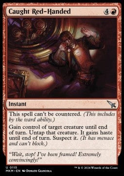 Caught Red-Handed - Murders at Karlov Manor (Uncommon) [115]