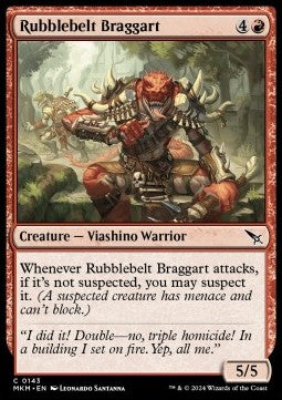 Rubblebelt Braggart - Murders at Karlov Manor (Common) [143]