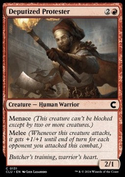 Deputized Protester - Ravnica: Cluedo Edition (Common) [131]