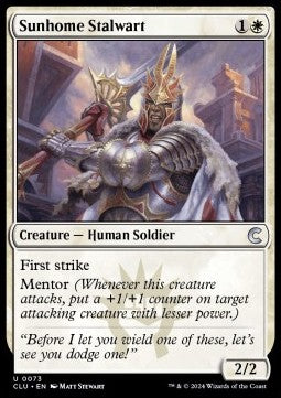 Sunhome Stalwart - Ravnica: Cluedo Edition (Uncommon) [73]