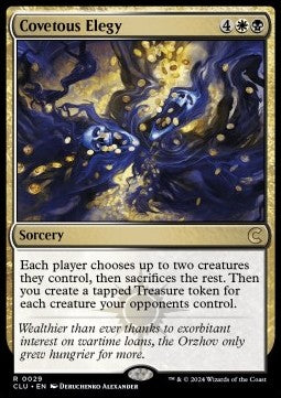Covetous Elegy - Ravnica: Cluedo Edition (Rare) [29]