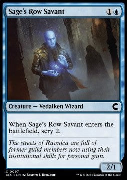Sage's Row Savant - Ravnica: Cluedo Edition (Common) [97]