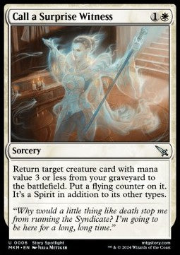 Call a Surprise Witness - Murders at Karlov Manor (Uncommon) [6]