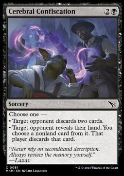 Cerebral Confiscation - Murders at Karlov Manor (Common) [81]