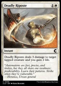 Deadly Riposte - Ravnica: Cluedo Edition (Common) [58]