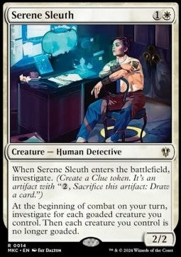 Serene Sleuth - Commander: Murders at Karlov Manor (Rare) [14]