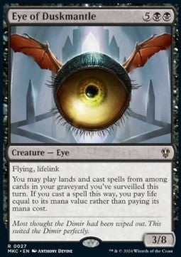 Eye of Duskmantle - Commander: Murders at Karlov Manor (Rare) [27]