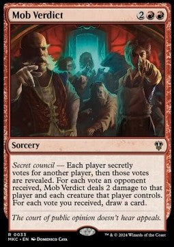 Mob Verdict - Commander: Murders at Karlov Manor (Rare) [33]