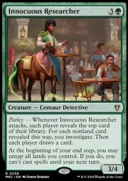 Innocuous Researcher - Commander: Murders at Karlov Manor (Rare) [38]