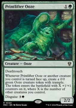 Printlifter Ooze - Commander: Murders at Karlov Manor (Rare) [40]