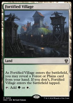 Fortified Village - Commander: Murders at Karlov Manor (Rare) [262]