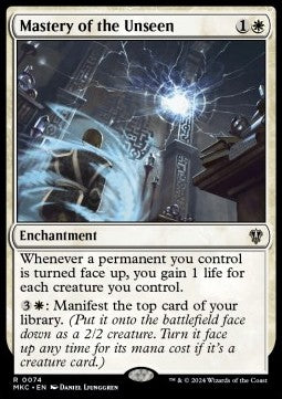 Mastery of the Unseen - Commander: Murders at Karlov Manor (Rare) [74]