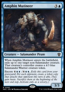 Amphin Mutineer - Commander: Murders at Karlov Manor (Rare) [95]