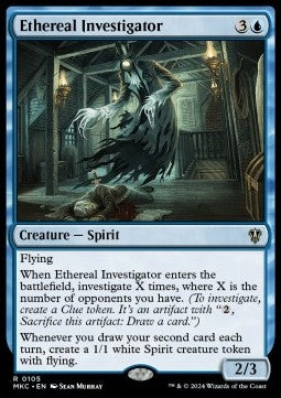 Ethereal Investigator - Commander: Murders at Karlov Manor (Rare) [105]