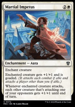 Martial Impetus - Commander: Murders at Karlov Manor (Uncommon) [72]