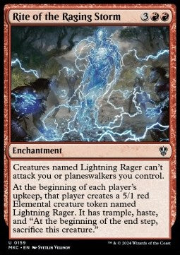 Rite of the Raging Storm - Commander: Murders at Karlov Manor (Uncommon) [159]