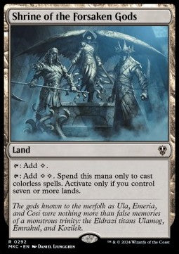 Shrine of the Forsaken Gods - Commander: Murders at Karlov Manor (Rare) [292]