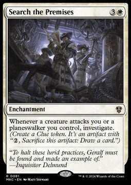 Search the Premises - Commander: Murders at Karlov Manor (Rare) [81]