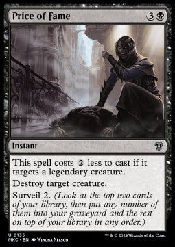 Price of Fame - Commander: Murders at Karlov Manor (Uncommon) [135]