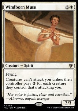 Windborn Muse - Commander: Murders at Karlov Manor (Rare) [92]