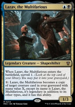 Lazav, the Multifarious - Commander: Murders at Karlov Manor (Mythic) [214]