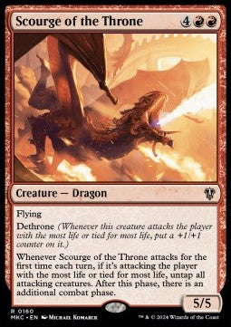 Scourge of the Throne - Commander: Murders at Karlov Manor (Rare) [MKC-160]