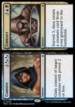 Connive // Concoct - Commander: Murders at Karlov Manor (Rare) [203]