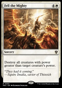 Fell the Mighty - Commander: Murders at Karlov Manor (Rare) [65]