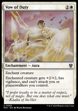 Vow of Duty - Commander: Murders at Karlov Manor (Uncommon) [89]