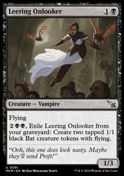 Leering Onlooker - Murders at Karlov Manor (Uncommon) [91]