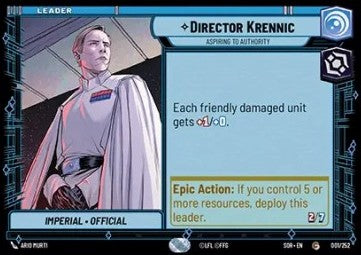 Director Krennic, Aspiring to Authority - Spark of Rebellion (Common) [001]