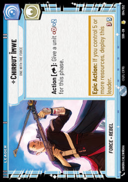 Chirrut Îmwe, One With The Force - Spark of Rebellion (Rare) [004]