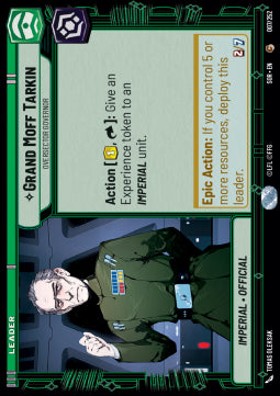 Grand Moff Tarkin, Oversector Governor - Spark of Rebellion (Common) [007]