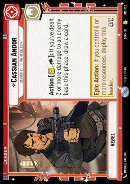 Cassian Andor, Dedicated to the Rebellion - Spark of Rebellion (Rare) [013]
