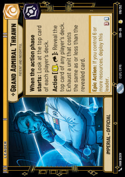 Grand Admiral Thrawn, Patient and Insightful - Spark of Rebellion (Rare) [016]
