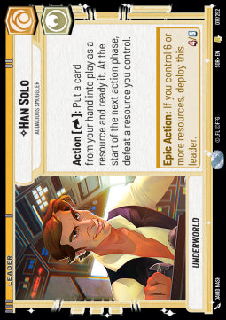 Han Solo, Audacious Smuggler - Spark of Rebellion (Rare) [017]
