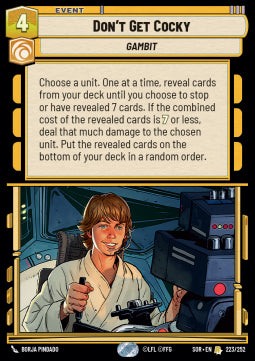 Don't Get Cocky - Spark of Rebellion (Rare) [223]