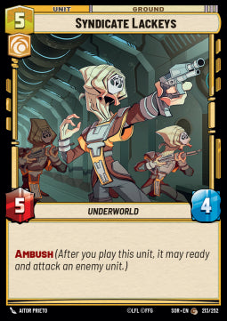 Syndicate Lackeys - Spark of Rebellion (Uncommon) [213]