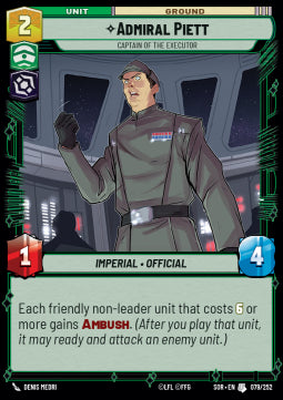 Admiral Piett, Captain of the Executor - Spark of Rebellion (Uncommon) [079]