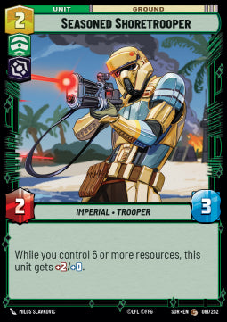 Seasoned Shoretrooper - Spark of Rebellion (Common) [081]