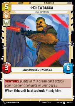 Chewbacca, Loyal Companion - Spark of Rebellion (Uncommon) [196]