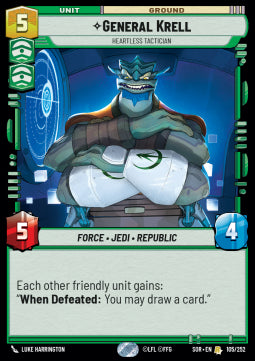 General Krell, Heartless Tactician - Spark of Rebellion (Rare) [105]