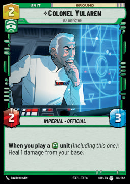 Colonel Yularen, ISB Director - Spark of Rebellion (Uncommon) [109]
