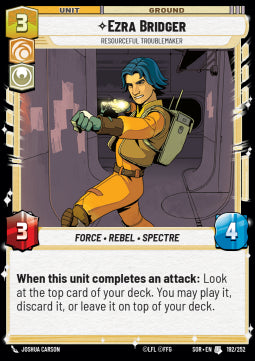 Ezra Bridger, Resourceful Troublemaker - Spark of Rebellion (Uncommon) [192]