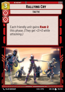 Rallying Cry - Spark of Rebellion (Uncommon) [154]