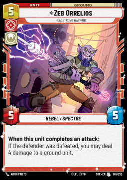 Zeb Orrelios, Headstrong Warrior - Spark of Rebellion (Uncommon) [146]