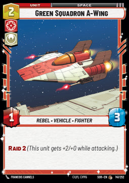 Green Squadron A-Wing - Spark of Rebellion (Common) [141]